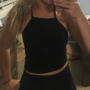Black Brandy Melville Halter Top